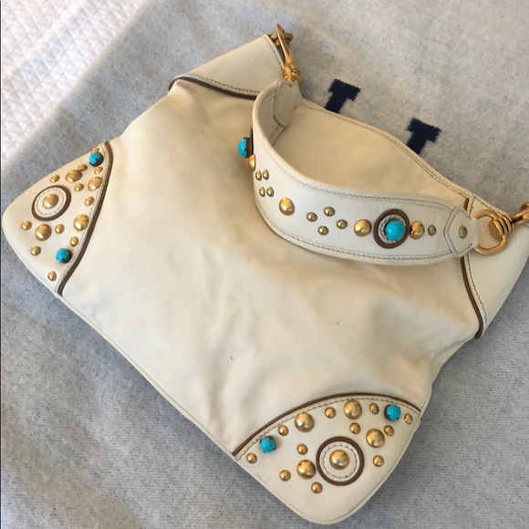 Miu Miu white leather shoulder bag - Picture 8 of 8